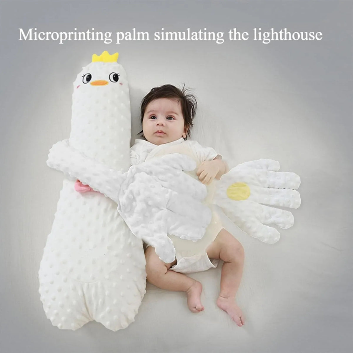 💤🦢 Baby Patting Pillow (Big-Goose) – Gentle Sleep Companion 🦢💤