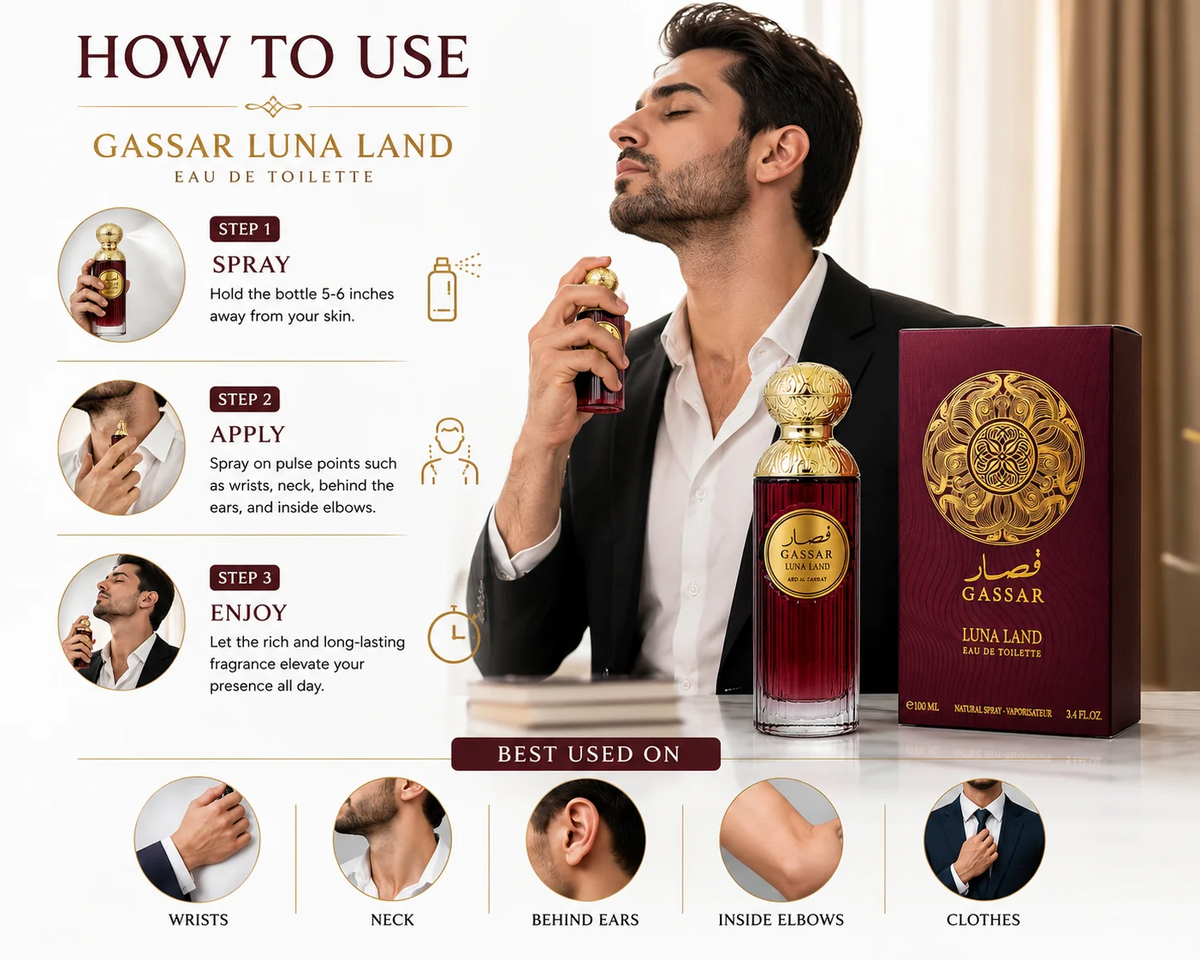 🌙 Gassar Luna Land Eau de Toilette – Ard Al Zahrat Unisex Perfume, 100ml