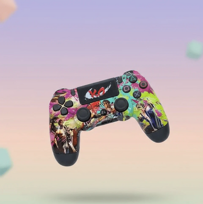 🎮 Limited Edition Wireless Gaming Controller – Game-Themed Design with Vibration Support