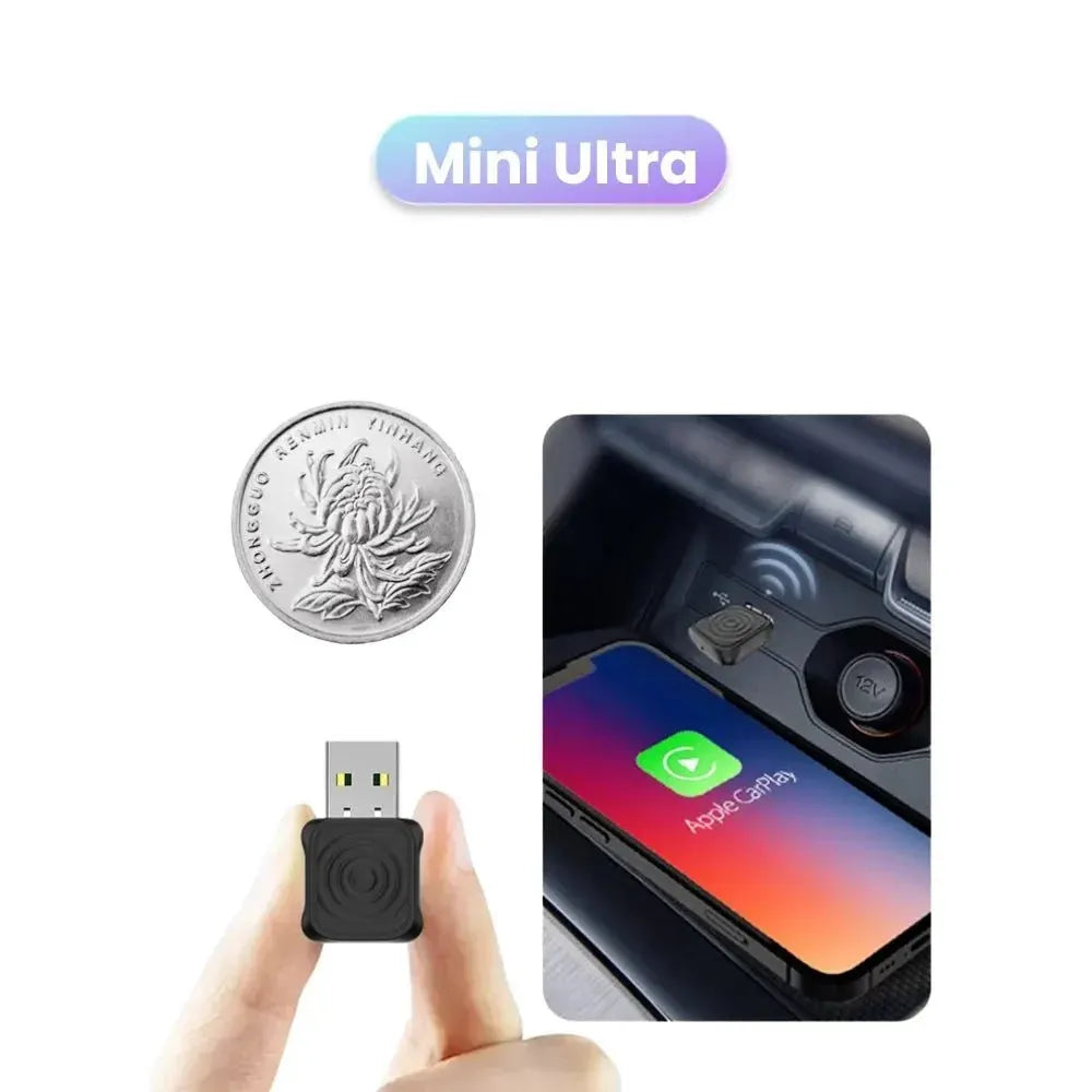 🚗 Wireless CarPlay Adapter – Plug & Play Wired-to-Wireless CarPlay Dongle