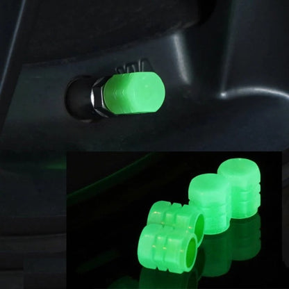 ✨ Luminous Car Tire Valve Caps – 4-Piece LED Wheel Light Set