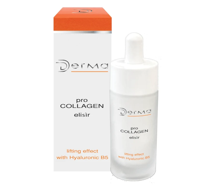 ✨ Derma Pro Collagen Lifting Effect Serum – Hyaluronic Acid & Vitamin B5, 30ml