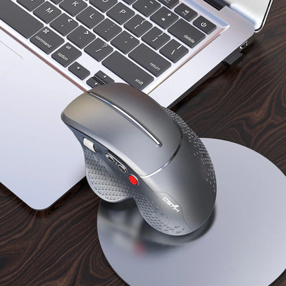 🎯 T32 Wireless Vertical Ergonomic Mouse – 6 Buttons, Side Roller & Adjustable DPI