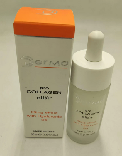 ✨ Derma Pro Collagen Lifting Effect Serum – Hyaluronic Acid & Vitamin B5, 30ml