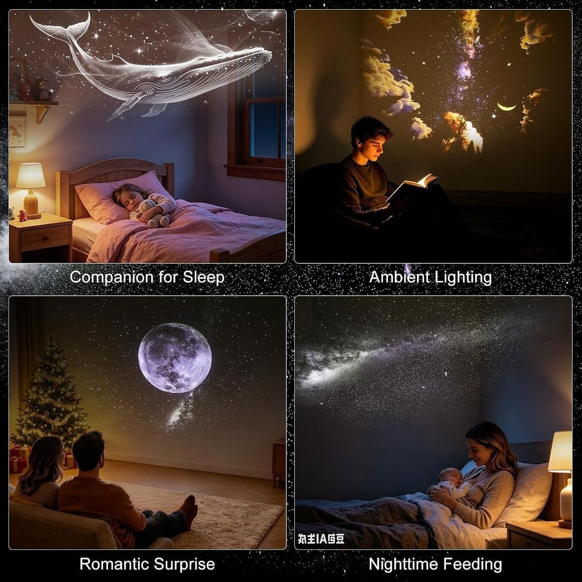 Mini USB Starry Sky Projector Lamp – Ambient Night Light