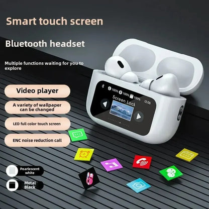 🎧✨ Wireless Bluetooth Earphones with Touch Screen – Smart, Stylish & Powerful! ✨🎧