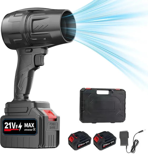 💨 Jet Blower with Charger & 2 Batteries 🔋 | 40,000 RPM Turbo Power 🌪️