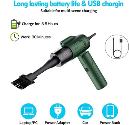 🌀 Foldable 3-in-1 Car Vacuum Cleaner 🚗💨