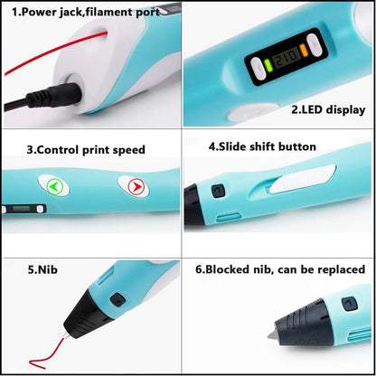 ✨🖌️ 3D Printing Doodler Pen – Creative Fun for All Ages 🖌️✨