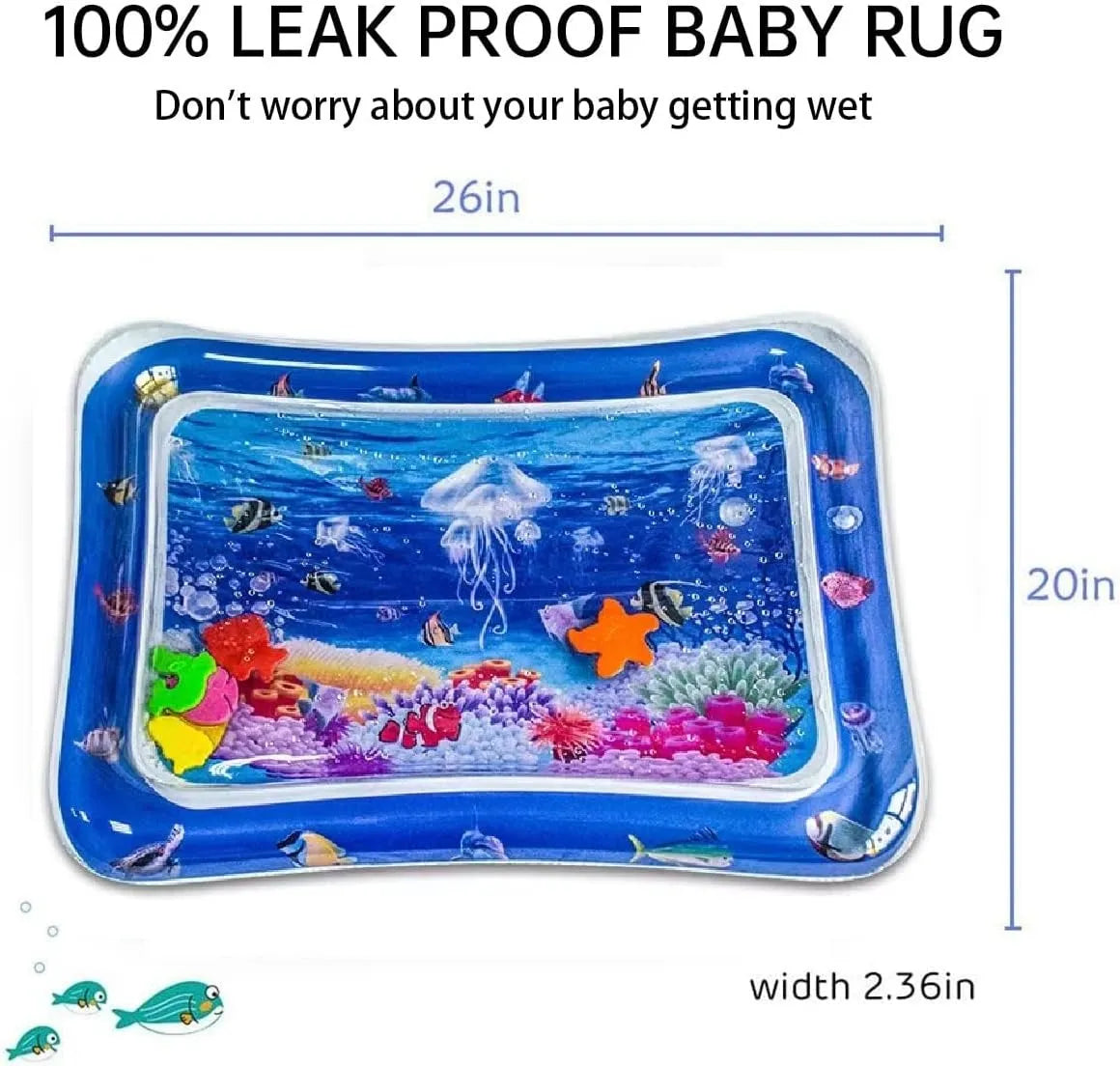 🐠💦 Baby Water Mat – Fun & Safe Splash Play 💦🐠