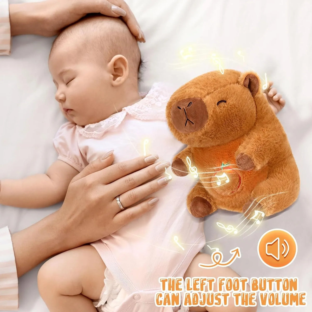 🧸💤 Breathing Stuffed Teddy – Sleep & Anxiety Relief Companion 💤🧸