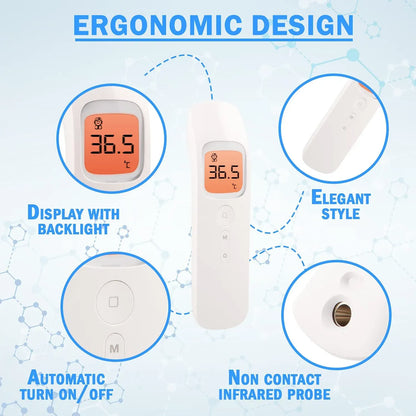 🌡️✨ Digital Forehead Thermometer – No-Contact Instant Reading