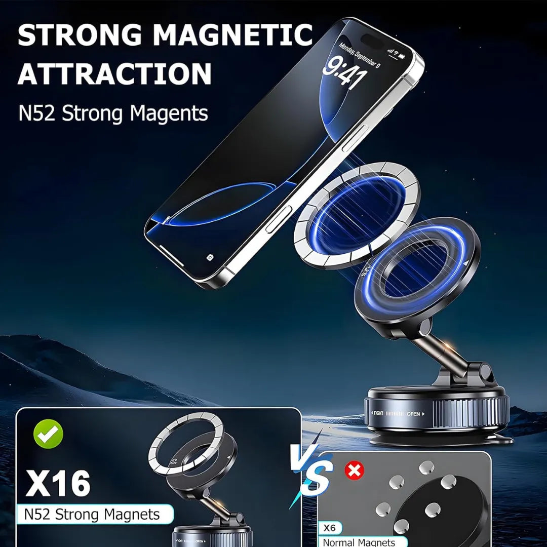 🧲 360° Magnetic Phone Holder 🚗📱