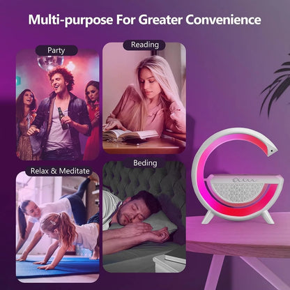 🔊🎵 G-Shaped 3-in-1 Bluetooth Speaker with FM Radio 📻✨