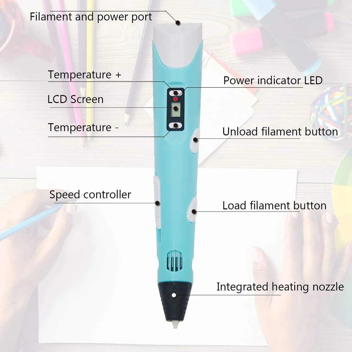 ✨🖌️ 3D Printing Doodler Pen – Creative Fun for All Ages 🖌️✨