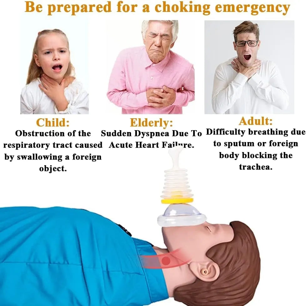 🚑 Choking Rescue Device | Portable Anti-Choking First Aid Kit for Adults & Kids