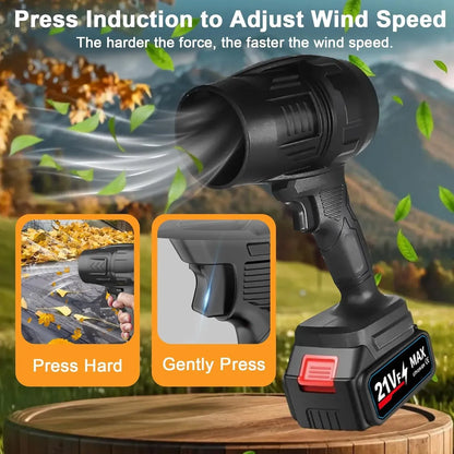 💨 Jet Blower with Charger & 2 Batteries 🔋 | 40,000 RPM Turbo Power 🌪️