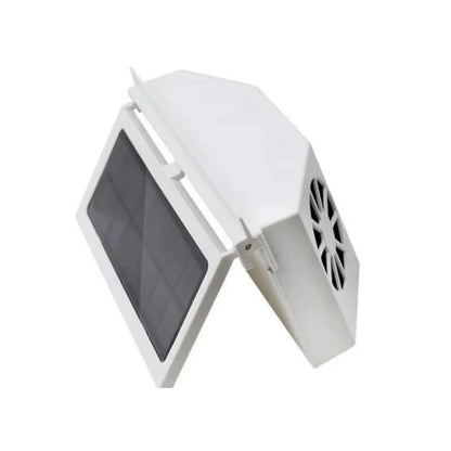 ☀️ Car Solar Fan 💨 | Dual Motor Auto Cooling Vent 🚗🌬️