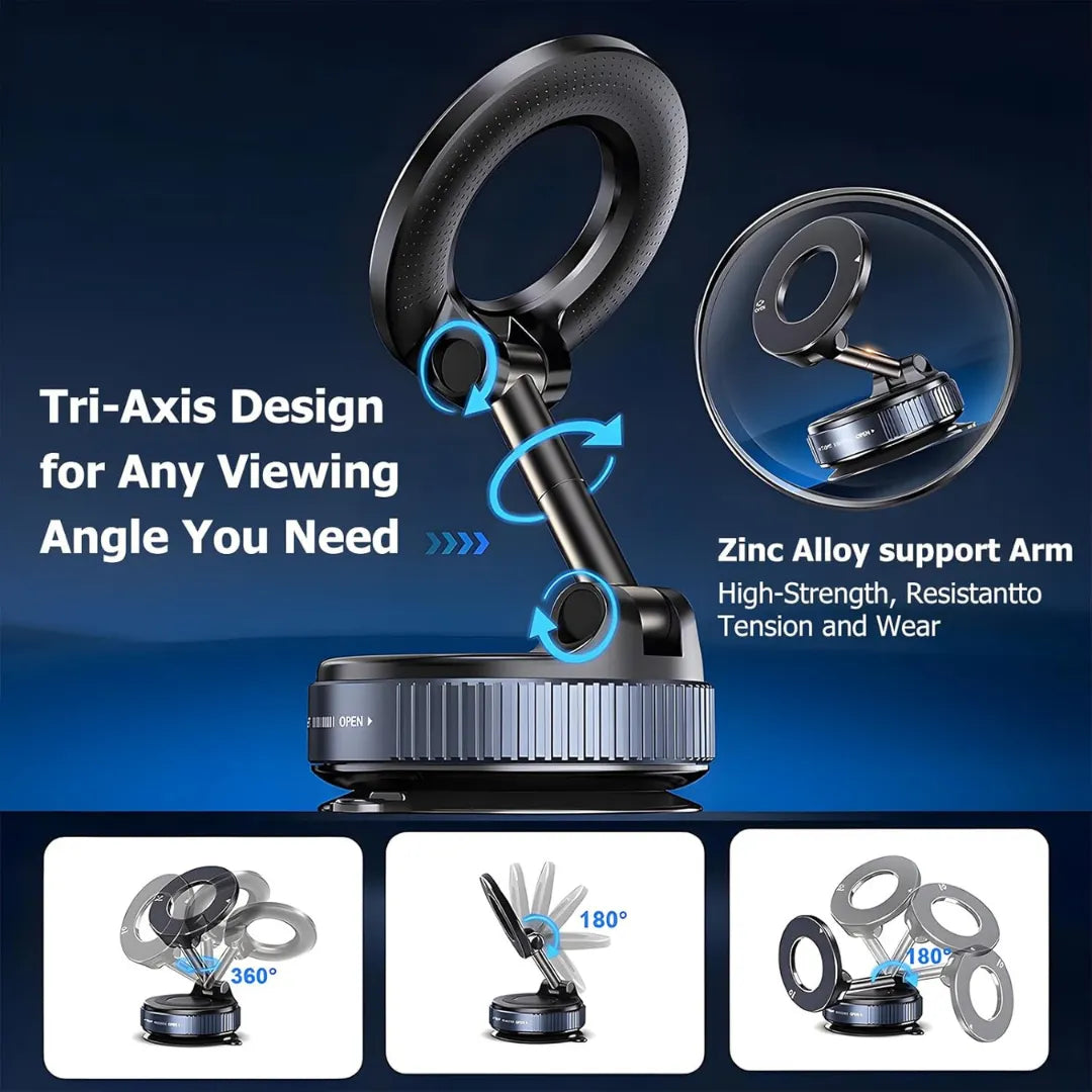 🧲 360° Magnetic Phone Holder 🚗📱
