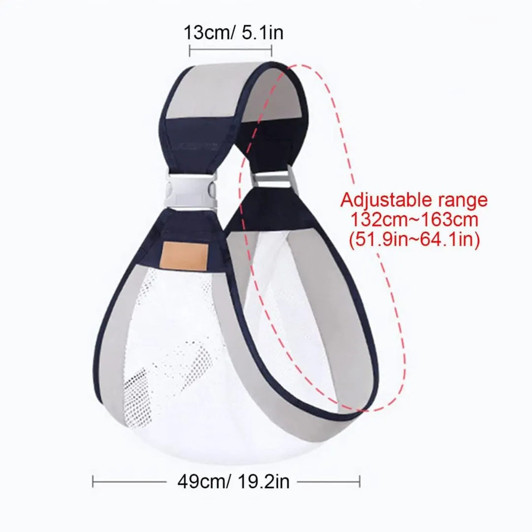 👶💖 Breathable Baby Sling Carrier – All-Season Mesh Baby Carrier 🌬️✨