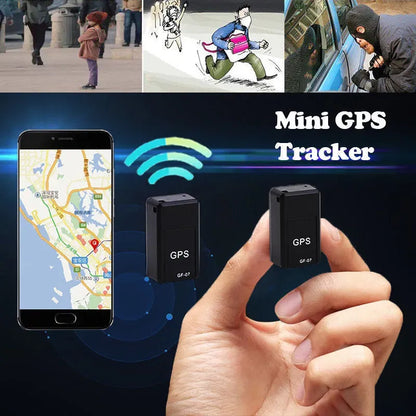 📍🚗 Mini GPS Car Tracker GF-07 (Magnetic | Real-Time Tracking)