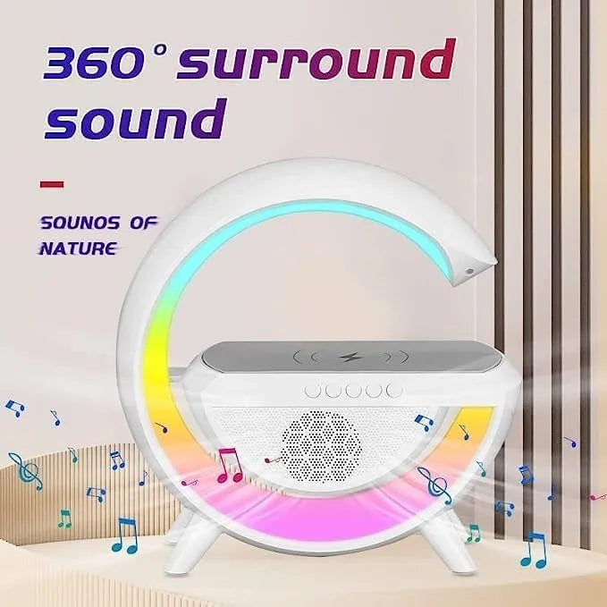 🔊🎵 G-Shaped 3-in-1 Bluetooth Speaker with FM Radio 📻✨